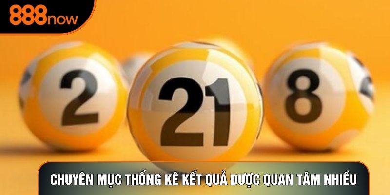 Chuyên mục thống kê kết quả được quan tâm nhiều